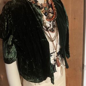 Velvet Green Jacket